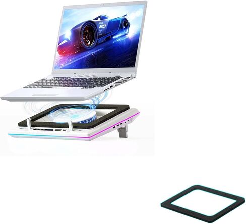 llano V12 Laptop Cooling Pad Bundle with Memory Foam Seal & Dust-Proof in Saudi Arabia