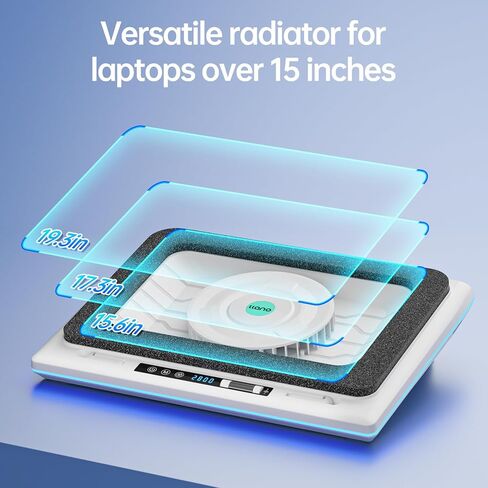 llano V12 Laptop Cooling Pad Bundle with Memory Foam Seal & Dust-Proof in Saudi Arabia