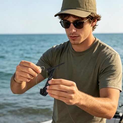 Fly Fishing Magnetic Fly Threader, Fishing Accessory to Easily Rig Small Flies & Tippet on Water, Universal Knot Helper Knot Assist for Threading Hooks, Works with Most Hooks, and Fly Styles in Saudi Arabia