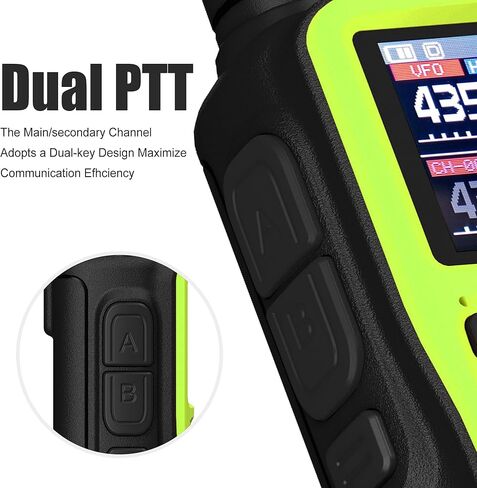 BAOFENG UV-5R جهاز اتصال لاسلكي صغير طويل المدى ثنائي PTT برمجة بلوتوث AM FM NOAA مصباح يدوي قابل لإعادة الشحن من النوع C شحن U/V راديو هام ثنائي الاتجاه مع سماعة أذن 771 هوائي (أسود 1 قطعة) in Kuwait