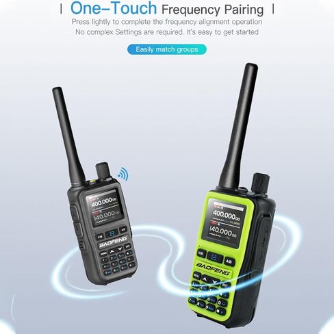 BAOFENG UV-5R جهاز اتصال لاسلكي صغير طويل المدى ثنائي PTT برمجة بلوتوث AM FM NOAA مصباح يدوي قابل لإعادة الشحن من النوع C شحن U/V راديو هام ثنائي الاتجاه مع سماعة أذن 771 هوائي (أسود 1 قطعة) in Kuwait