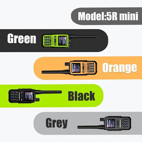BAOFENG UV-5R جهاز اتصال لاسلكي صغير طويل المدى ثنائي PTT برمجة بلوتوث AM FM NOAA مصباح يدوي قابل لإعادة الشحن من النوع C شحن U/V راديو هام ثنائي الاتجاه مع سماعة أذن 771 هوائي (أسود 1 قطعة) in Kuwait