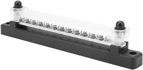 12 Terminal Bus Bar 150A BusBar Block with Transparent Cover Compatible with Car Boat Marine Caravan RV in Saudi Arabia