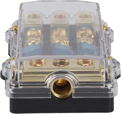 Acouto 3 in Out 2GA/4GA to 6GA/8GA Power Distribution Block for Ca 3 in Power Distribution Block, for Car, Car Box, 60A Holder, 2G in Saudi Arabia