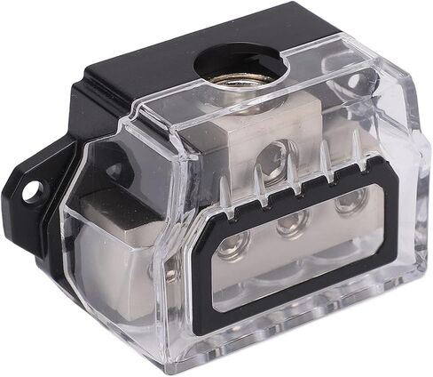 Acouto to 4 Power Distribution Block - Ground Wire Splitter Distr Power Distribution Block, Ground Wire Splitter, Car, Distributor, Input, 4 Outputs, Car Distributor, in Saudi Arabia