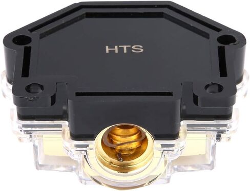 Five Way Holder, Automotive Power Distributor Block, 5 Way Vehicle Block with Zinc Alloy Conductors for Car Audio System, Durable Plastic and Metal Construction in Saudi Arabia