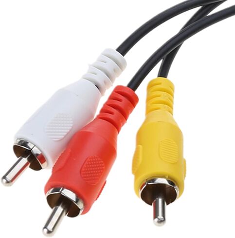 180cm S-Video 4-Pin with 3.5mm Sound to 3RCA Composite Cable to HDTV 3.5mm to Composite for to HDTV Home Theater Connection in Saudi Arabia