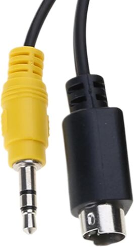 180cm S-Video 4-Pin with 3.5mm Sound to 3RCA Composite Cable to HDTV 3.5mm to Composite for to HDTV Home Theater Connection in Saudi Arabia