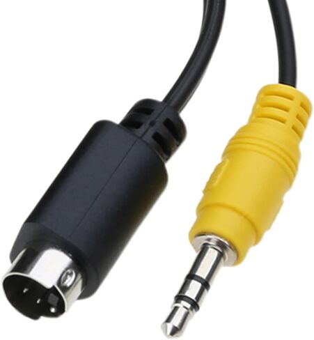 180cm S-Video 4-Pin with 3.5mm Sound to 3RCA Composite Cable to HDTV 3.5mm to Composite for to HDTV Home Theater Connection in Saudi Arabia