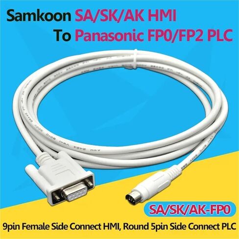 SA/SK/AK-FP0 مناسبة لسلسلة شاشة اللمس HMI توصيل الشاشة FP0 FP2 PLC كابل برجمة in Kuwait