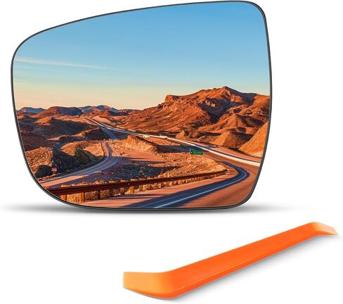Compatible with 2014 2015 2016 2017 2018 2019 Nissan Rogue Driver Side Mirror, Heated Left Side Exterior View Mirrors Replacement Glass with Backing Plate in Saudi Arabia