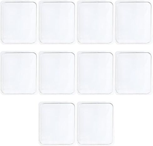 Sticky Gel Pads, Double Sided Adhesive Pads, Removable Traceless Gripping Pad, Washable Reusable Transparent Anti Slip Pad for Car Dashboard Office Home DIY Craft (10PCS) in Saudi Arabia