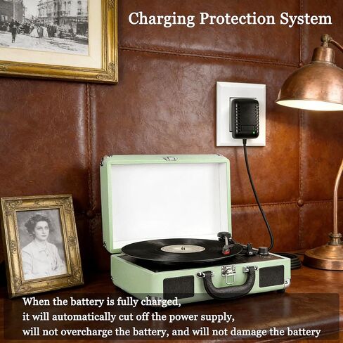 5V Charger Compatible with Crosley, Vinyl Record Player Power Cord, 4 DC Connectors Fit for Vintage 3-Speed Player, Bluetooth Speaker, Boombox, Keyboards, mini TVs, LED Strips in Saudi Arabia