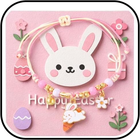 72ore Easter Bracelets for Women Easter Basket Stuffers Cute Bunny Bracelet Rabbit Gifts Easters Outfit for Women Jewelry in Saudi Arabia