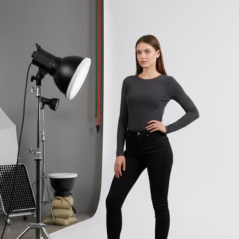 5Pcs 7"/18cm Light Diffuser, Diffusers Lamp Sock Covers, White Lamp Shade Diffuser Sock for Studio Strobe Reflectors Video Shooting Soften The Light-Output in Saudi Arabia