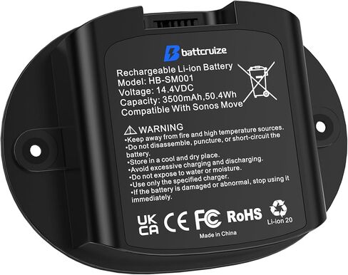 Replacement Battery for Sonos Move 2, 3500mAh Li-ion Battery Pack Compatible with Sones Move/Move 2 in Saudi Arabia