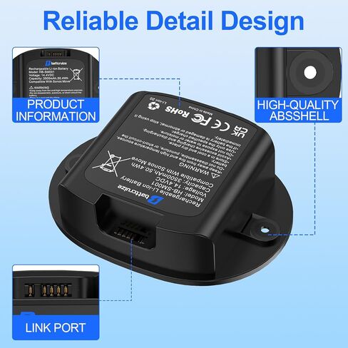 Replacement Battery for Sonos Move 2, 3500mAh Li-ion Battery Pack Compatible with Sones Move/Move 2 in Saudi Arabia