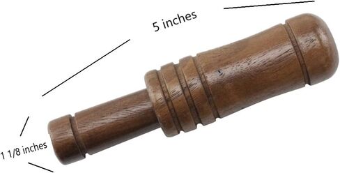 BLUE DRAGONFLY Wooden Duck Call for Hunting, Realistic Sounding Whistle for Luring Ducks Mallards Waterfowl Drake, 5 x 1.18 Inches, Great for Amateur and Experienced Hunters in Saudi Arabia