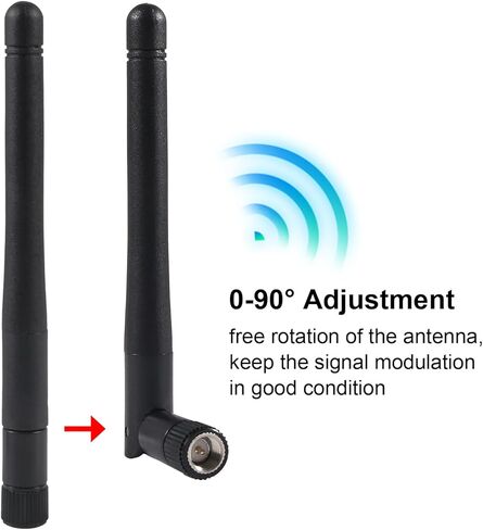 2Pcs NRF24L01+PA+LNA 2.4GHz Wireless Transceiver Module with SMA Antenna & Breakout Adapter 1100m Range On-Board 3.3V Regulator for Arduino in Saudi Arabia