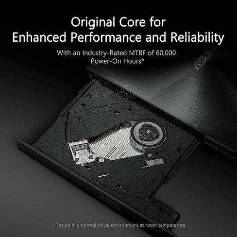 ASUS ZenDrive U3M - ناسخ أقراص DVD خارجي رفيع للغاية، واجهة USB 3.2 Gen2x1 Type-C، متوافق مع Windows 11 وmacOS، دعم M-DISC، حلول نسخ احتياطي شاملة متضمنة in Kuwait