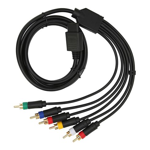 RGB RGBS Composite Cable Cord Wire for N64 SFC with 4 BNC Heads High Flexibility Soft Stable Component AV Cable in Saudi Arabia