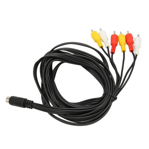 SUNGOOYUE Mini DIN to 6 Cable, 9 Pin to AV Composite Video Audio Cable with Clear Signal, for Digital Camcorders DVD Players TV Monitors in Saudi Arabia