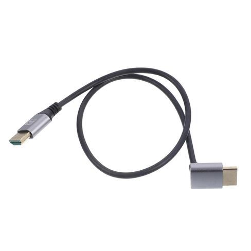 OUNONA 8k High .1 Male to Male Video Connector Cable 1 Meter Upward Right Angle for Tv Monitor Laptop Accessory in Saudi Arabia