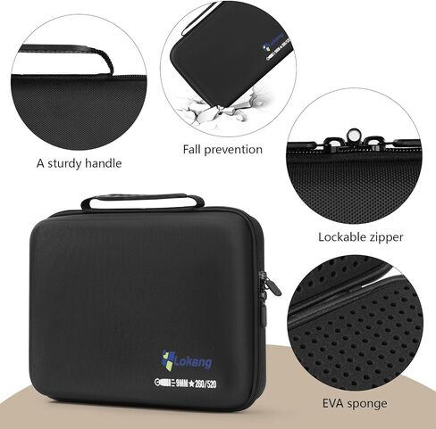 260 Round 9MM Ammo Case Travel Safe Storage Box Compatible with Luger, Parabllum, Makaro, 45 ACP, 380 ACP, 32 ACP, 30 Luger, 40 S&W in Saudi Arabia