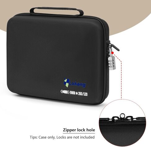 260 Round 9MM Ammo Case Travel Safe Storage Box Compatible with Luger, Parabllum, Makaro, 45 ACP, 380 ACP, 32 ACP, 30 Luger, 40 S&W in Saudi Arabia