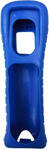 2 Sets Silicone Case Cover with Wrist Strap for Wii Remote Controller (Red and Blue) in Saudi Arabia