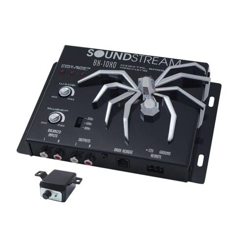 معالج المحسن الرقمي Soundstream BX-10X D - معالج استعادة صوت السيارة مع جهاز التحكم عن بعد | الداعم الفرعي لأنظمة الصوت في المصنع وما بعد البيع | مضخم الصوت الأقصى in Saudi Arabia
