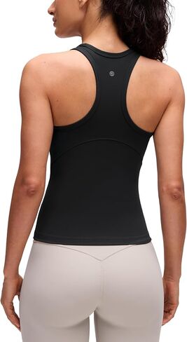 CRZ YOGA Butterluxe المرأة Racerback تانك الأعلى الرقبة العالية تجريب القمم الرياضية بلا أكمام قميص قصير الصالة الرياضية الدبابات in Kuwait