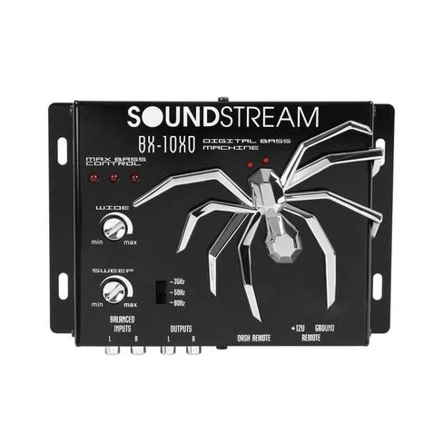 معالج المحسن الرقمي Soundstream BX-10X D - معالج استعادة صوت السيارة مع جهاز التحكم عن بعد | الداعم الفرعي لأنظمة الصوت في المصنع وما بعد البيع | مضخم الصوت الأقصى in Saudi Arabia
