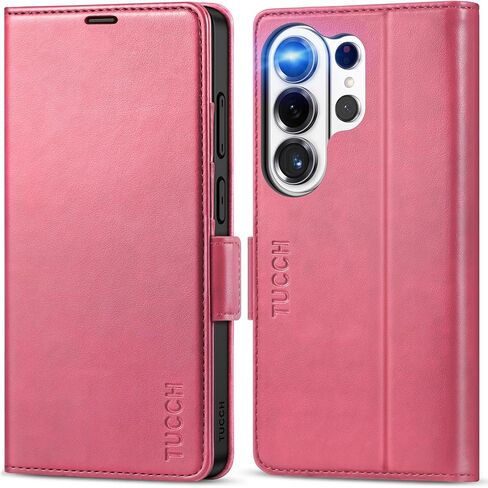 TUCCH Case Wallet for Galaxy S26 Ultra, Kickstand [RFID Blocking] 4 Card Holder, Folio Magnetic PU Leather [TPU Shockproof Interior Case] Protective Folio Cover Compatible with Galaxy S26 Ultra, Black in Saudi Arabia