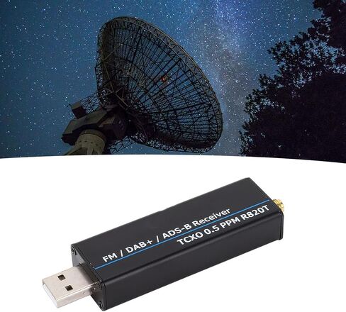 RTL SDR Receiver Radio Software Defined Kit Frequency Scanner 100kHz–1766MHz with RTL2832U R820T2 Chipset 0.5 PPM TCXO in Saudi Arabia