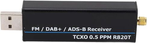 RTL SDR Receiver Radio Software Defined Kit Frequency Scanner 100kHz–1766MHz with RTL2832U R820T2 Chipset 0.5 PPM TCXO in Saudi Arabia