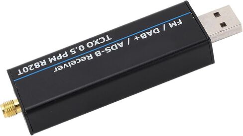 RTL SDR Receiver Radio Software Defined Kit Frequency Scanner 100kHz–1766MHz with RTL2832U R820T2 Chipset 0.5 PPM TCXO in Saudi Arabia