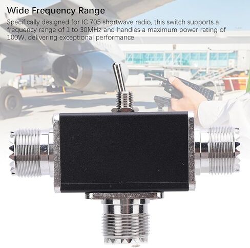 2 Way CB HAM Antenna Switch,100W SO 239 Connector Antennae Switch for 1 to 30MHz HAM CB HF VHF UHF Radio in Saudi Arabia