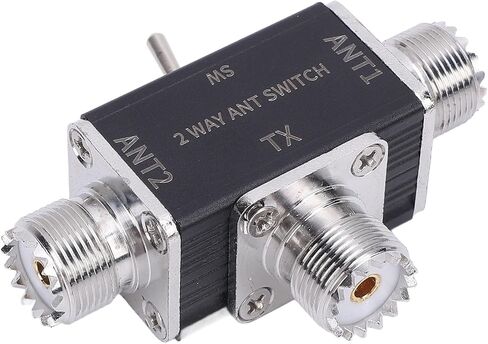 2 Way CB HAM Antenna Switch,100W SO 239 Connector Antennae Switch for 1 to 30MHz HAM CB HF VHF UHF Radio in Saudi Arabia