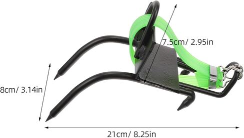 Generic Non-Slip Tree Climbing Spikes: Adjustable Claw Style Equipment Sturdy Material Suitable for Tree Climbing and Outdoor Activities in Saudi Arabia