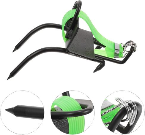 Generic Non-Slip Tree Climbing Spikes: Adjustable Claw Style Equipment Sturdy Material Suitable for Tree Climbing and Outdoor Activities in Saudi Arabia