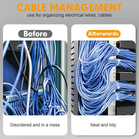 Zip Ties, RAZCC 1200pcs Cable Zip Ties 12 Inch, Heavy Duty White Plastic Wire Ties with 50lb Tensile Strength, Self-Locking Nylon Cable Ties, Wire Management for Indoor and Outdoor in Saudi Arabia