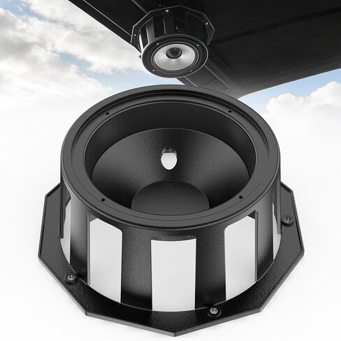 1pcs 6.5 Inch Speaker Enclosure, Speaker Boxes with Inner Bracket Work with UTVs,Golf Carts. in Kuwait