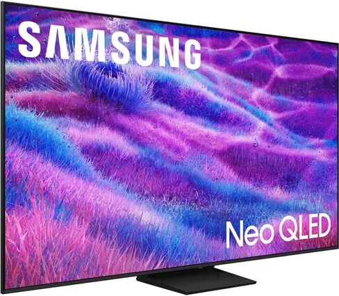 Samsung Neo QLED QN80F Series 4K Vision AI Mini LED Smart TV 2025 HDR Dolby Atmos 120Hz WiFi Bluetooth SmartThings Gaming Hub Smart Television Streaming Ready (55) in Saudi Arabia