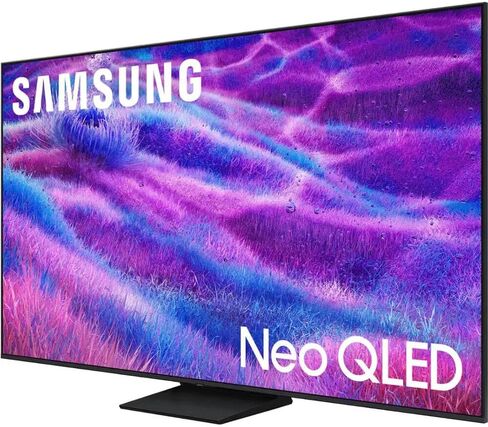 Samsung Neo QLED QN80F Series 4K Vision AI Mini LED Smart TV 2025 HDR Dolby Atmos 120Hz WiFi Bluetooth SmartThings Gaming Hub Smart Television Streaming Ready (55) in Saudi Arabia