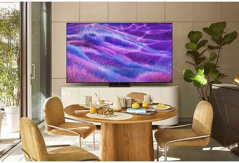Samsung Neo QLED QN80F Series 4K Vision AI Mini LED Smart TV 2025 HDR Dolby Atmos 120Hz WiFi Bluetooth SmartThings Gaming Hub Smart Television Streaming Ready (55) in Saudi Arabia