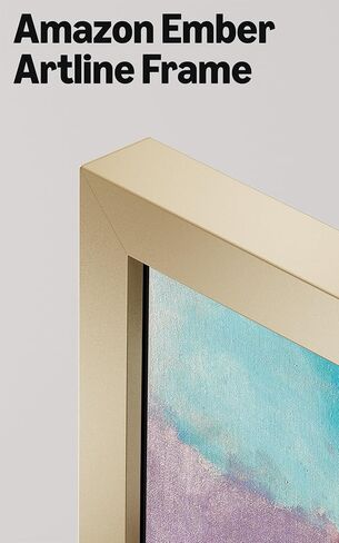 Amazon Ember Artline Pale Gold Frame for 65" art TV in Saudi Arabia