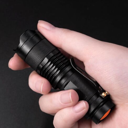 2 Pack Red Light Flashlight Single Mode Red LED Flashlight One Mode Zoomable Night Light Torch for Night Observation and Astronomy Aviation in Saudi Arabia