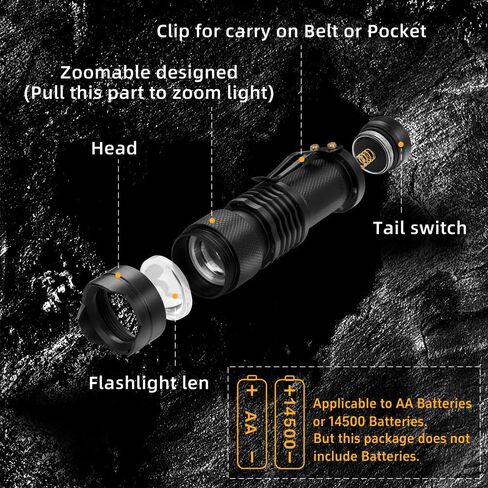 2 Pack Red Light Flashlight Single Mode Red LED Flashlight One Mode Zoomable Night Light Torch for Night Observation and Astronomy Aviation in Saudi Arabia