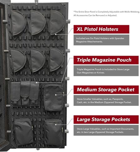 Stealth UL28 Gun Safe 28 Long Gun Capacity with Handgun Storage, 1 Hour Fire Protection & UL RSC Burglary Rating in Saudi Arabia
